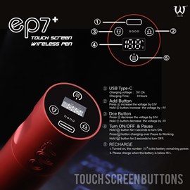 AVA EP7+ Wireless Pen Red